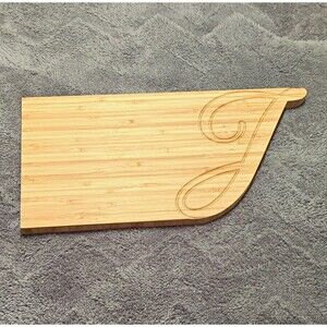 Custom Monogrammed Letter J Wood Cutting or Charcuterie Board -  Sizes in Photos